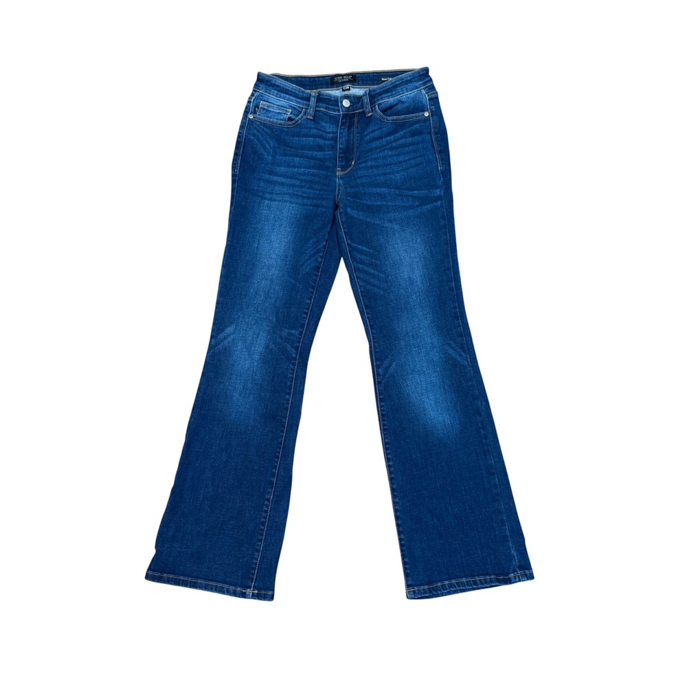 Judy Blue Bootcut Jeans Dark Wash Mid Rise Sz 7/28 Timeless Cowgirl Staple Casua